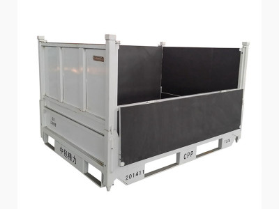 折疊鋼板箱——貨架料箱