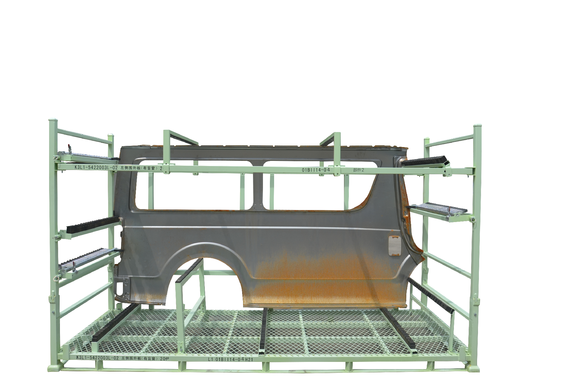 沖壓件側圍外板料架 沖壓件側圍外板料架