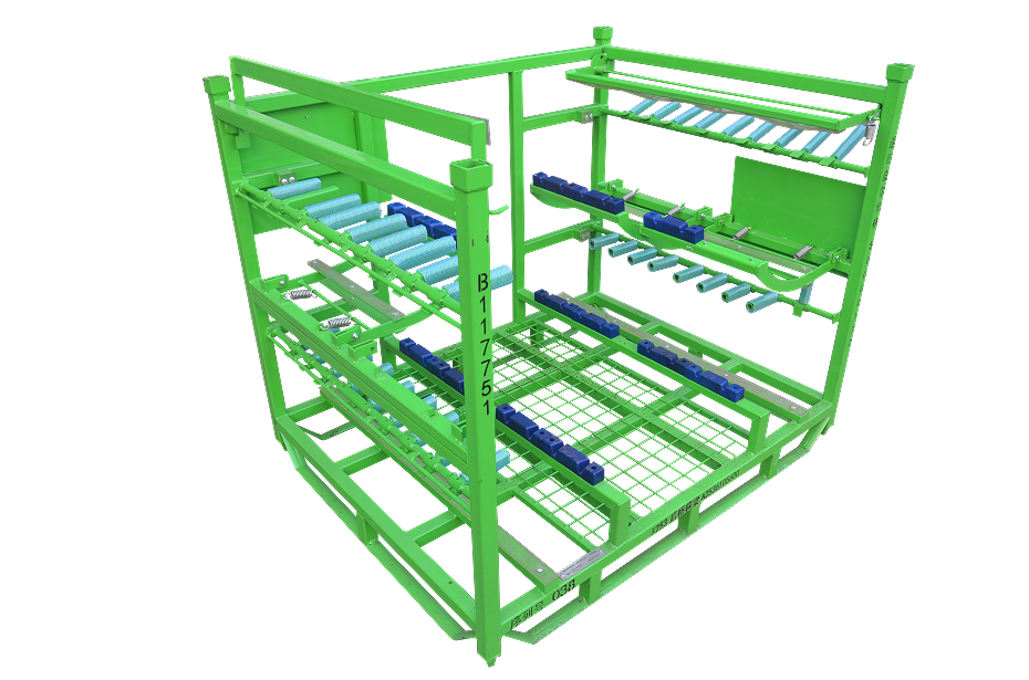 汽車零部件周轉(zhuǎn)料架：提升生產(chǎn)效率與供應鏈管理的利器